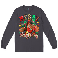 Smoke Merry Christmas black girl sneakers Long Sleeve Tee - RanaPortraitStore