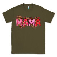 Army Green mama valentines day Classic Tee - texasbilliewilder