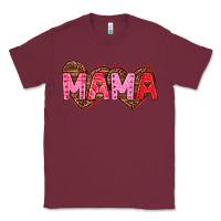 Burgundy mama valentines day Classic Tee - texasbilliewilder