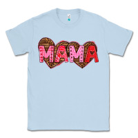 Dusty Blue mama valentines day Classic Tee - texasbilliewilder