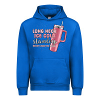 Cobalt long neck ice cold stanley never broke my heart Urban Hoodie - MaliasSmallBusiness