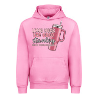 Fuchsia Pink long neck ice cold stanley never broke my heart Urban Hoodie - MaliasSmallBusiness