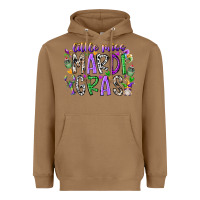 Toasted Coconut little miss mardi gras Heavyweight Hoodie - RacoonDesign