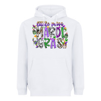 White little miss mardi gras Heavyweight Hoodie - RacoonDesign
