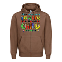 Chestnut it takes a special teacher to hear what a child cant say tbw Zipper Hoodie - texasbilliewilder