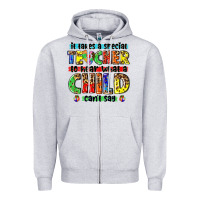 It Takes A Special Teacher To Hear What A Child Cant Say Tbw Zipper Hoodie | Teevron