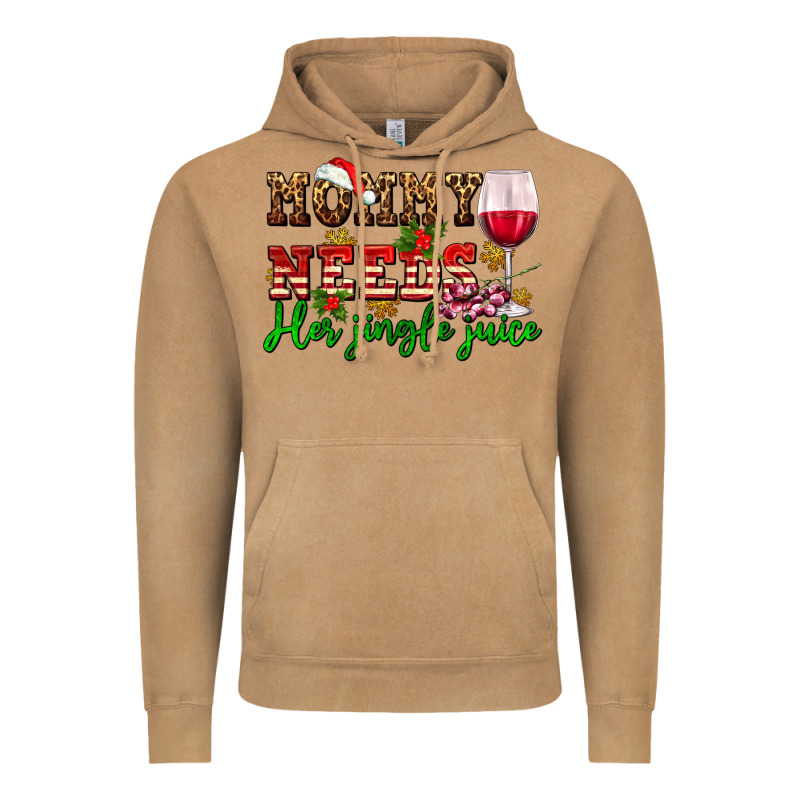 Mommy Needs Her Jingle Juice Vintage Hoodie by AdoDesignShop | Teevron