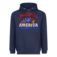Navy god bless america land that i love Heavyweight Hoodie - HRA Design Shop