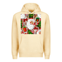 Pina Colada Christmas Santa Claus and gift box Premium Hoodie - NancyCooperArtShop
