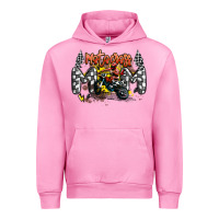 Fuchsia Pink motocross mom Urban Hoodie - MaliasSmallBusiness