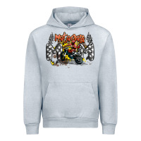 Heather Grey motocross mom Urban Hoodie - MaliasSmallBusiness