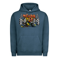 Pigment Midnight Navy motocross mom Urban Hoodie - MaliasSmallBusiness