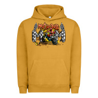 Pigment Peanut Butter motocross mom Urban Hoodie - MaliasSmallBusiness