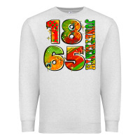 Oatmeal Heather 1865 juneteenth Premium Sweatshirt - AdoDesignShop