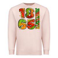 Pale Pink 1865 juneteenth Premium Sweatshirt - AdoDesignShop