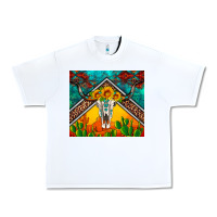 White western sunflowers longhorn bull skull Urban Heavy Tee - Artiststas