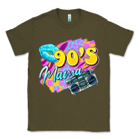 Army Green 90's mama Classic Tee - Zillion Design Studio