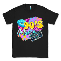 Black 90's mama Classic Tee - Zillion Design Studio