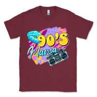 Burgundy 90's mama Classic Tee - Zillion Design Studio