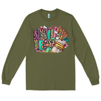 Army Green Nail Tech afro nail art Long Sleeve Tee - RanaPortraitStore