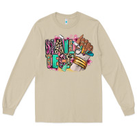 Mushroom Nail Tech afro nail art Long Sleeve Tee - RanaPortraitStore