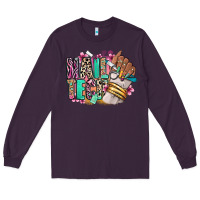 Plum Nail Tech afro nail art Long Sleeve Tee - RanaPortraitStore