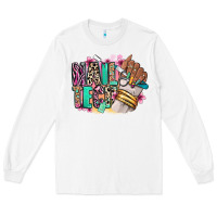 White Nail Tech afro nail art Long Sleeve Tee - RanaPortraitStore