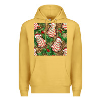 Antique Gold Christmas tree cakes Premium Hoodie - NancyCooperArtShop