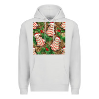 Dove Grey Christmas tree cakes Premium Hoodie - NancyCooperArtShop
