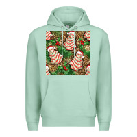 Seafoam Christmas tree cakes Premium Hoodie - NancyCooperArtShop