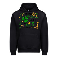 Black st. patricks day doodle Urban Hoodie - MaliasSmallBusiness
