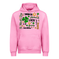 Fuchsia Pink st. patricks day doodle Urban Hoodie - MaliasSmallBusiness