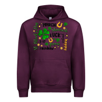 Mauve Wine st. patricks day doodle Urban Hoodie - MaliasSmallBusiness