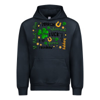 Navy st. patricks day doodle Urban Hoodie - MaliasSmallBusiness