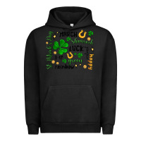 Pigment Black st. patricks day doodle Urban Hoodie - MaliasSmallBusiness