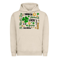 Pigment French Oak st. patricks day doodle Urban Hoodie - MaliasSmallBusiness