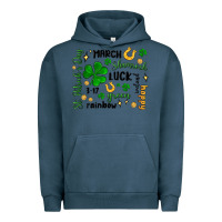 Pigment Midnight Navy st. patricks day doodle Urban Hoodie - MaliasSmallBusiness