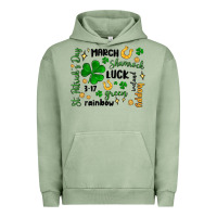 Pigment Oil Green st. patricks day doodle Urban Hoodie - MaliasSmallBusiness