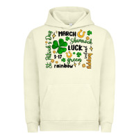 Pigment Pistachio st. patricks day doodle Urban Hoodie - MaliasSmallBusiness