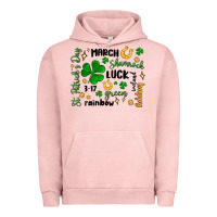 Pigment Salmon st. patricks day doodle Urban Hoodie - MaliasSmallBusiness