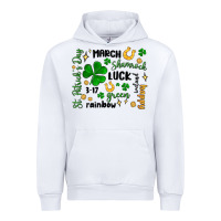 White st. patricks day doodle Urban Hoodie - MaliasSmallBusiness