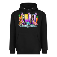 Black louisiana easter dady Heavyweight Hoodie - RacoonDesign
