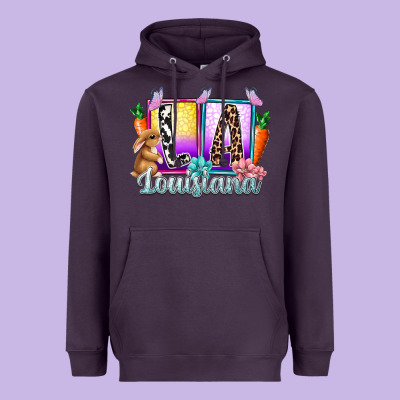 Louisiana Easter Dady Heavyweight Hoodie Designed By Racoondesign