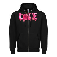 Black love breast cancer Zipper Hoodie - Zillion Design Studio