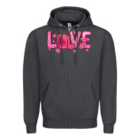 Smoke love breast cancer Zipper Hoodie - Zillion Design Studio