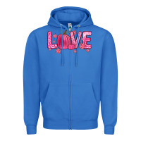 True Royal love breast cancer Zipper Hoodie - Zillion Design Studio