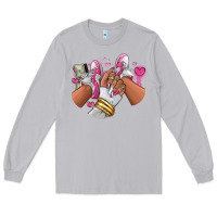 Moon Dust Pink and white sneaker girl Long Sleeve Tee - RanaPortraitStore