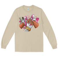 Mushroom Pink and white sneaker girl Long Sleeve Tee - RanaPortraitStore
