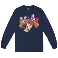 Navy Pink and white sneaker girl Long Sleeve Tee - RanaPortraitStore