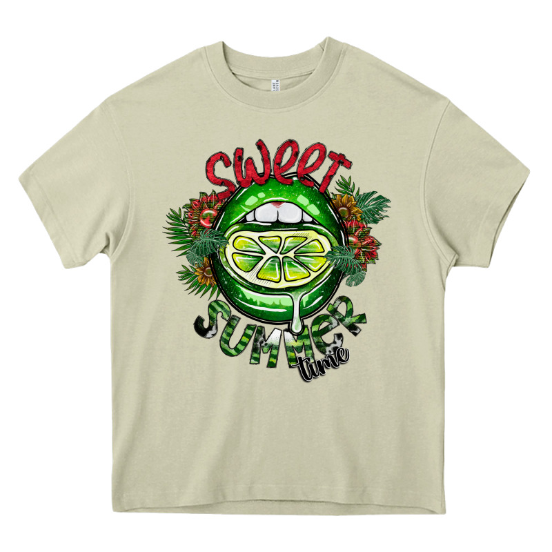 Summer Time Heavy Core Tee by CowhideDigitalArt | Teevron